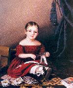Peale, Sarah Miriam Posthumous Portrait of Mary Griffith USA oil painting artist
